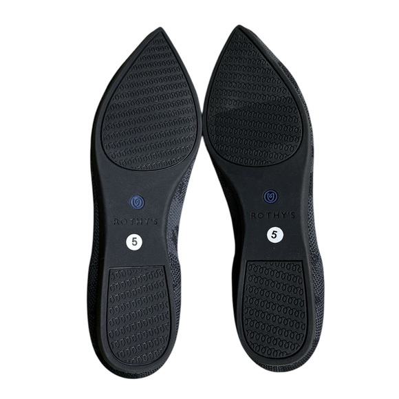 Rothy’s The Point Camo Flats Gray and Black 5 NWOT - Picture 2 of 9